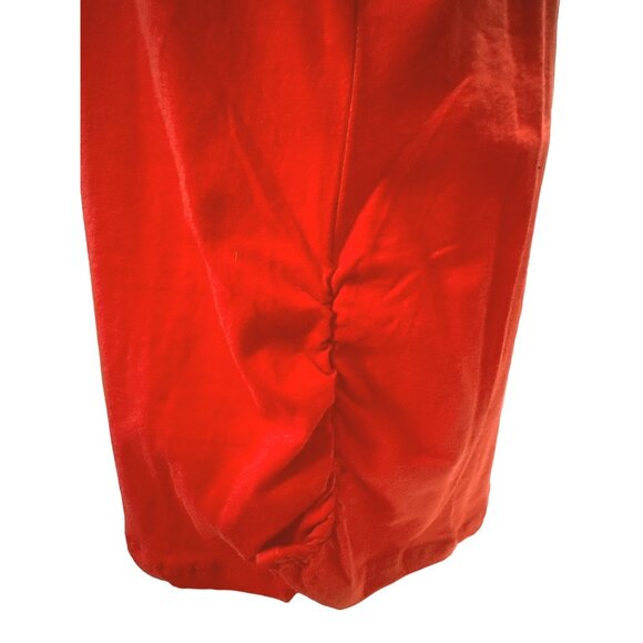 Ambiance Apparel Red Sleeveless Ruched Tank Top Tunic 2X Cotton Spandex Blend - Picture 7 of 8